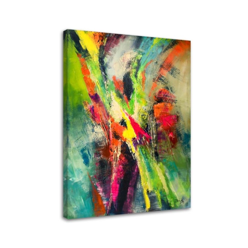 Canvas prints for your new home - Colourful abstraction youthful | FEEBY
