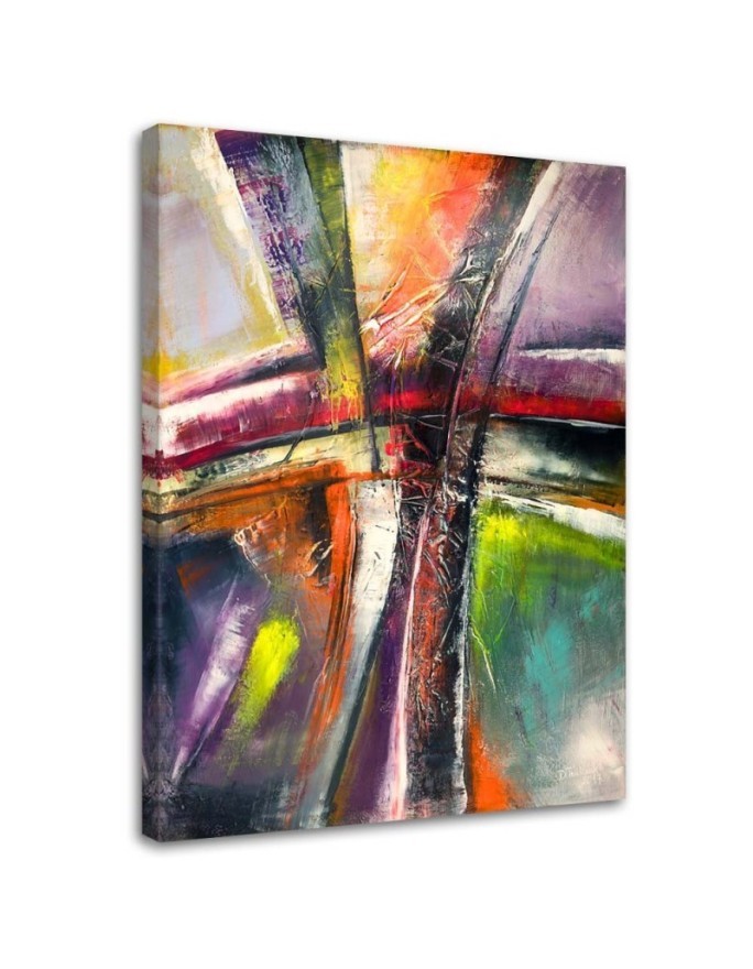 Modern Canvas painting - Abstract as painted for the office | FEEBY