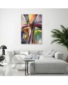 Modern Canvas painting - Abstract as painted for the office | FEEBY