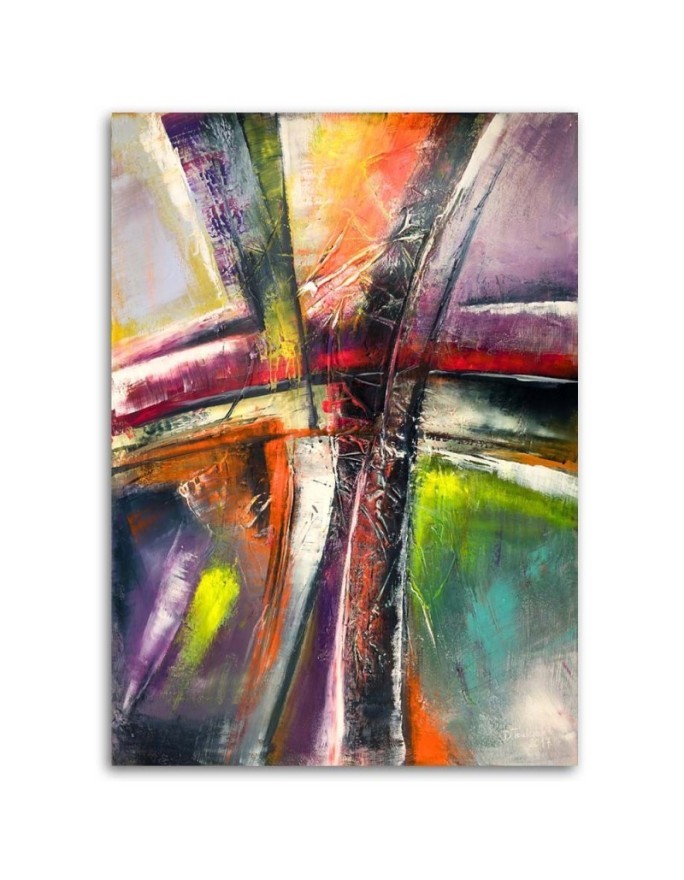 Modern Canvas painting - Abstract as painted for the office | FEEBY