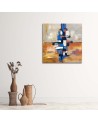 Canvas prints - Colourful abstract pyramid - for the wall to the living room | FEEBY