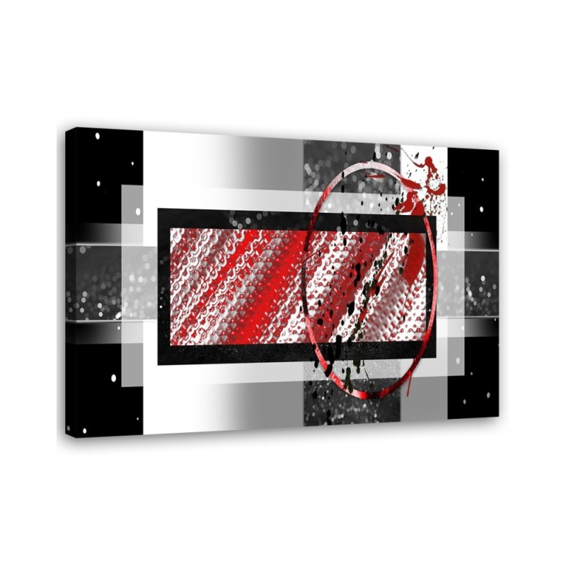 Wall art decoration on canvas - Geometric abstraction | FEEBY