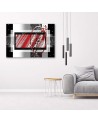 Wall art decoration on canvas - Geometric abstraction | FEEBY