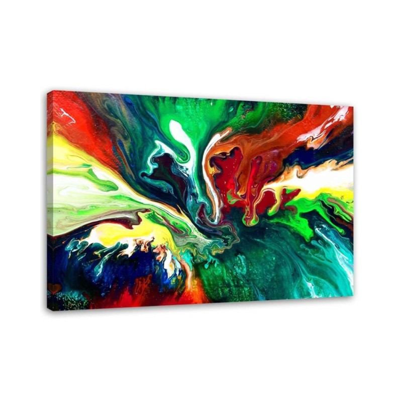 Canvas prints decoration for living room, office - Colourful liquid abstraction | FEEBY