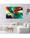 Canvas prints decoration for living room, office - Colourful liquid abstraction | FEEBY