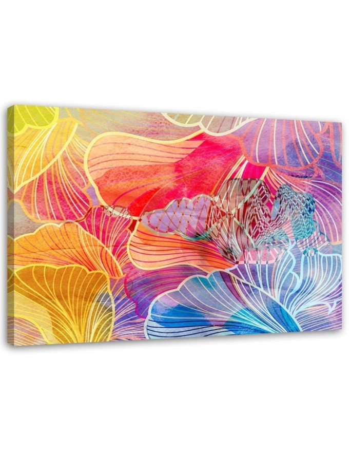 Canvas prints - Colourful abstraction for child's, teenager's room | FEEBY