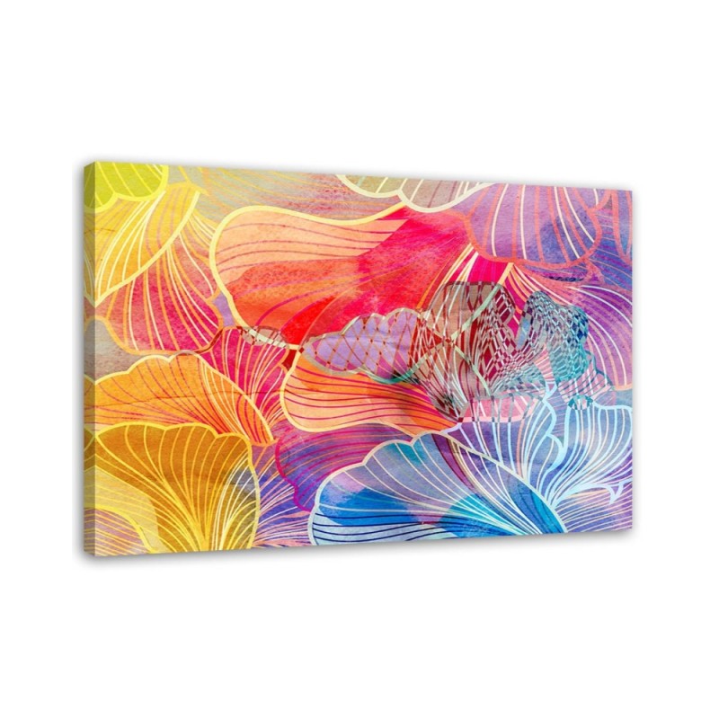Canvas prints - Colourful abstraction for child's, teenager's room | FEEBY