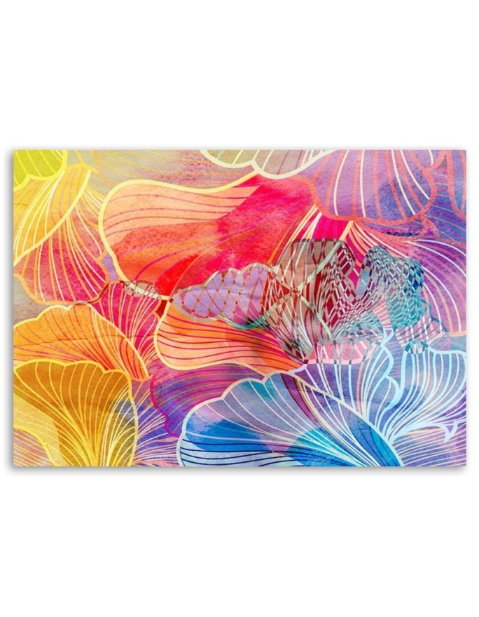 Canvas prints - Colourful abstraction for child's, teenager's room | FEEBY
