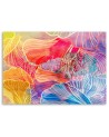 Canvas prints - Colourful abstraction for child's, teenager's room | FEEBY