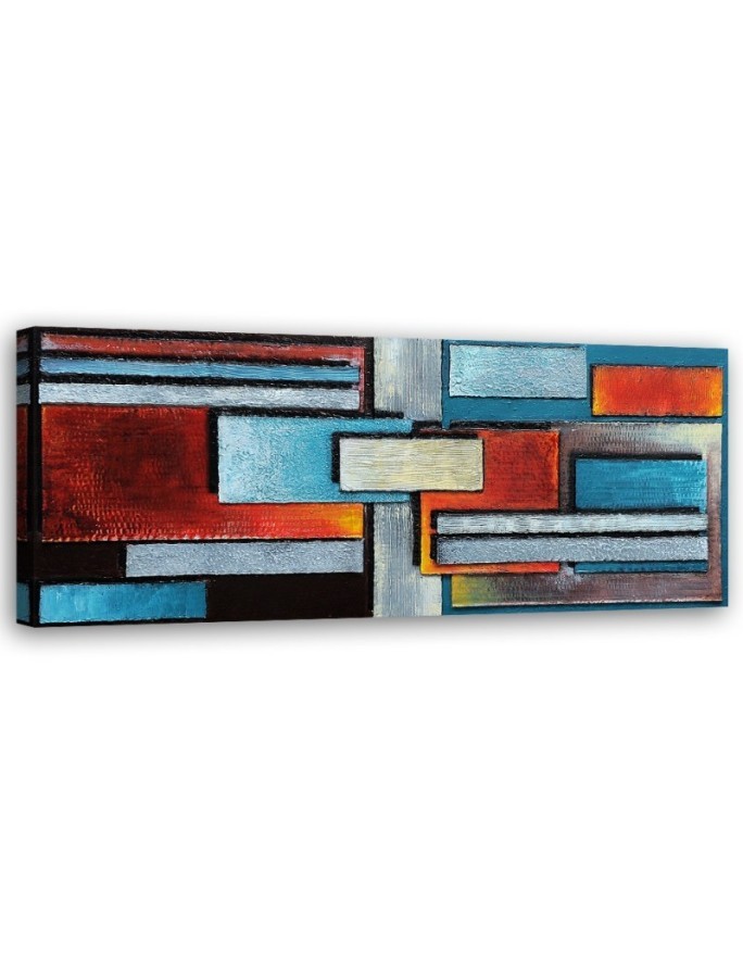 Canvas prints for teen room - Abstract composition of rectangles | FEEBY