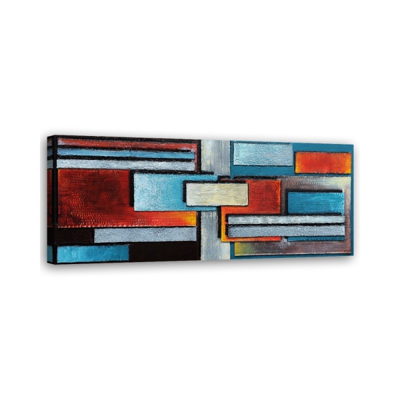 Canvas prints for teen room - Abstract composition of rectangles | FEEBY