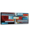 Canvas prints for teen room - Abstract composition of rectangles | FEEBY