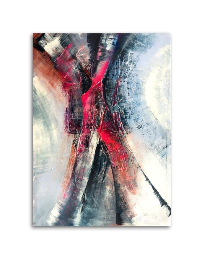 Living room pictures for the wall - Colourful abstraction | FEEBY