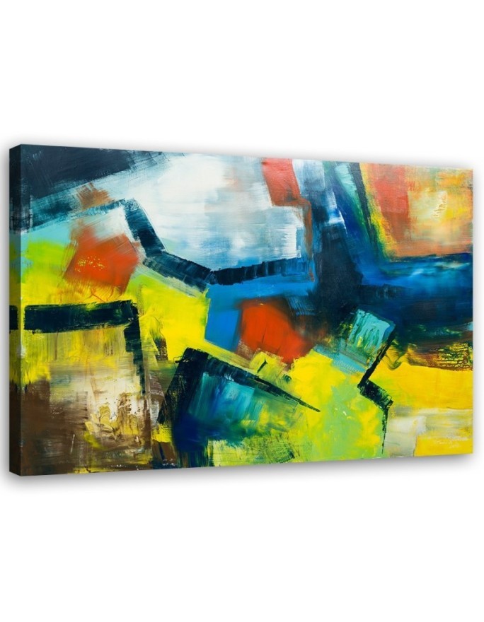Wall art decoration modern Abstraction multicolour | FEEBY