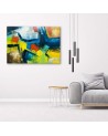Wall art decoration modern Abstraction multicolour | FEEBY