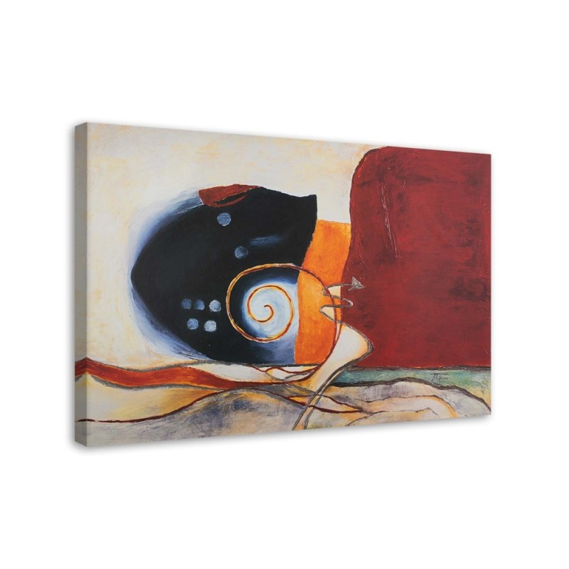 Canvas painting for living room - Sea shell abstract | FEEBY