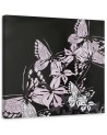 Elegant canvas painting - Bright pink butterflies | FEEBY