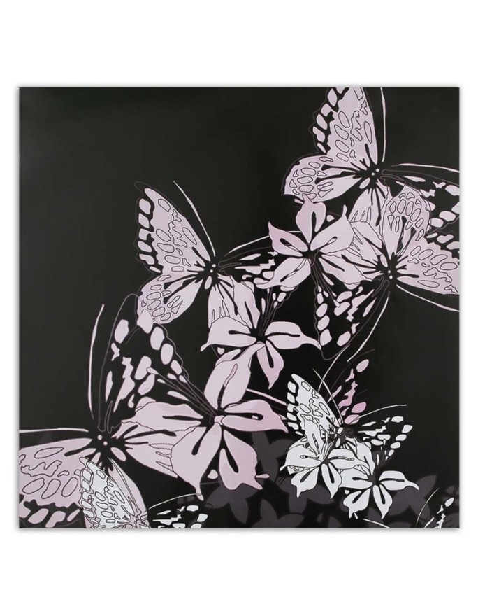 Elegant canvas painting - Bright pink butterflies | FEEBY
