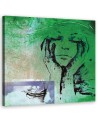 Print Canvas prints - Portrait of a girl in green. High quality  | FEEBY