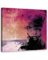 Canvas wall art decoration Canvas prints - Woman abstract pastel | FEEBY