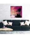Canvas wall art decoration Canvas prints - Woman abstract pastel | FEEBY