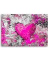 Canvas prints for bedroom - Large pink heart Andrea Haase | FEEBY