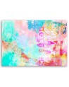 Canvas prints for teenager's room - Abstract colourful lettering Andrea Haase | FEEBY