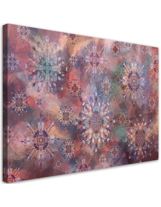 Colourful paintings for living room - Mosaic of stars | FEEBY