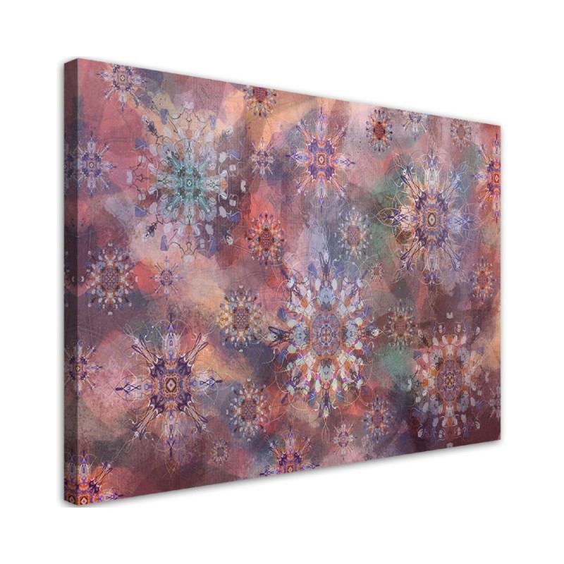 Colourful paintings for living room - Mosaic of stars | FEEBY