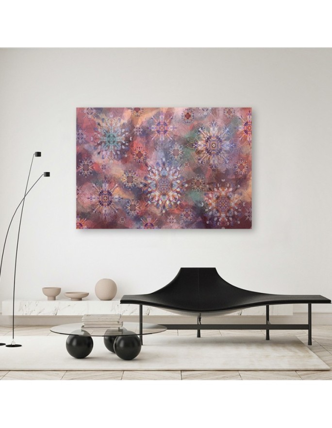 Colourful paintings for living room - Mosaic of stars | FEEBY