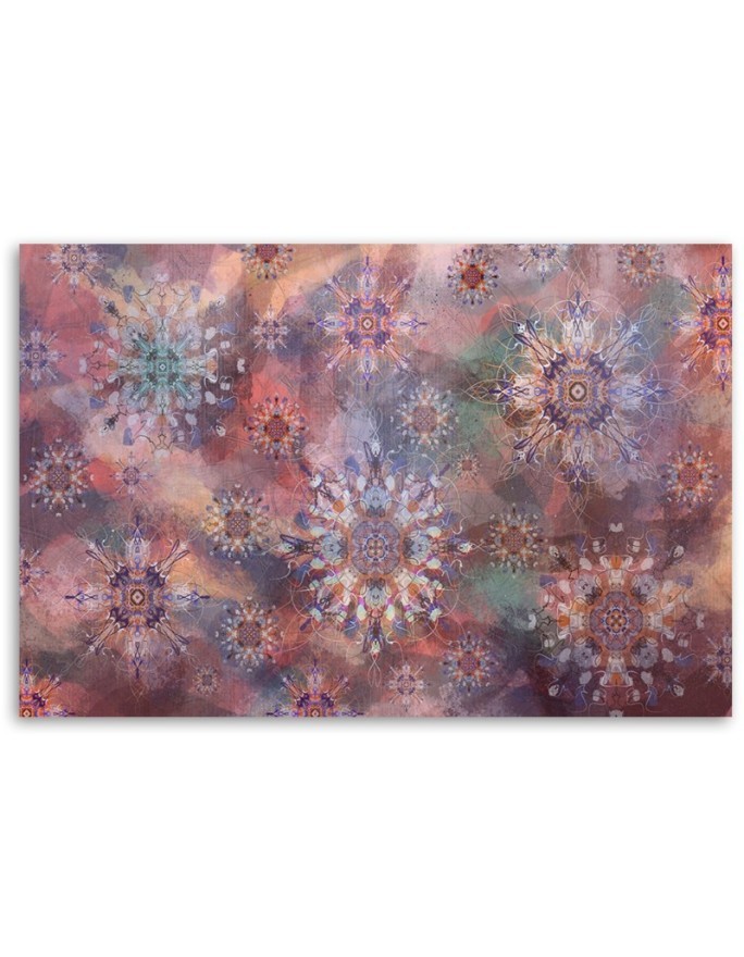 Colourful paintings for living room - Mosaic of stars | FEEBY
