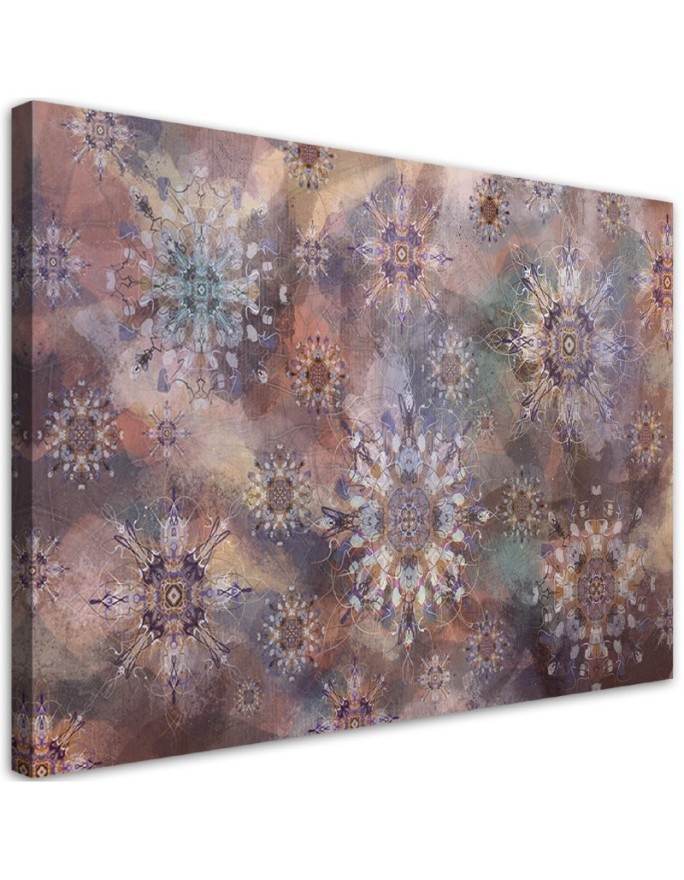 Colourful Canvas paintings for the wall - Mosaic of stars | FEEBY