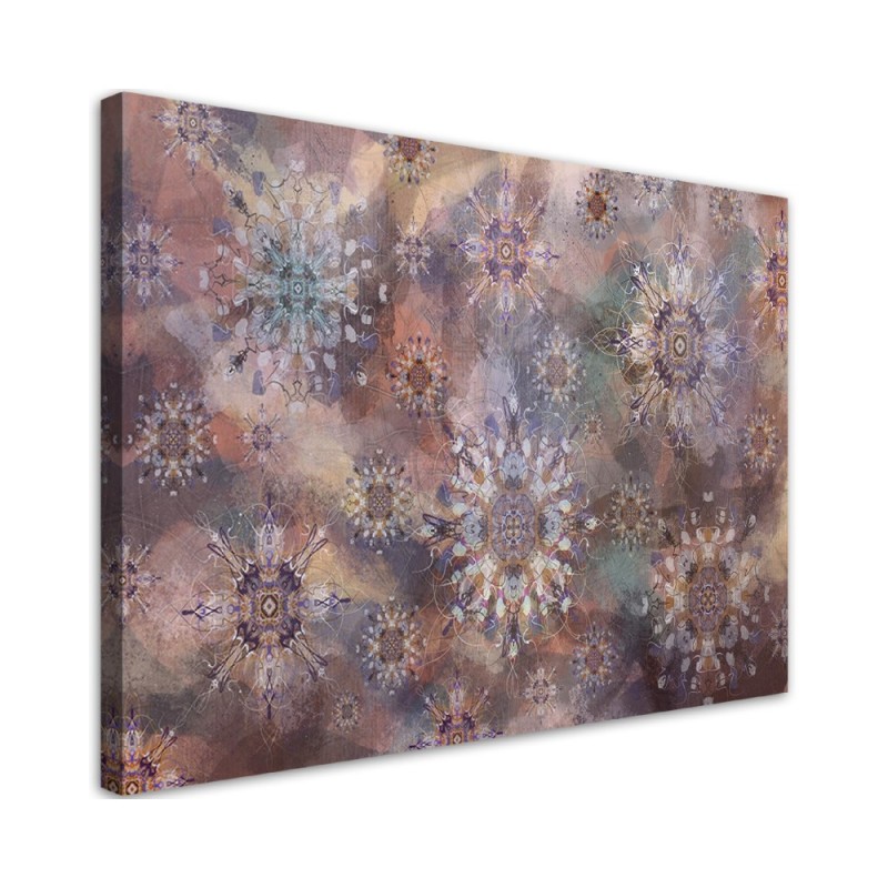 Colourful Canvas paintings for the wall - Mosaic of stars | FEEBY
