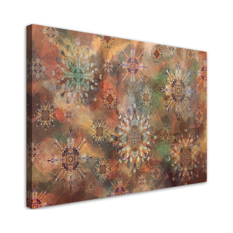 Canvas painting for living room - Colourful abstraction | FEEBY