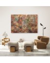 Canvas painting for living room - Colourful abstraction | FEEBY
