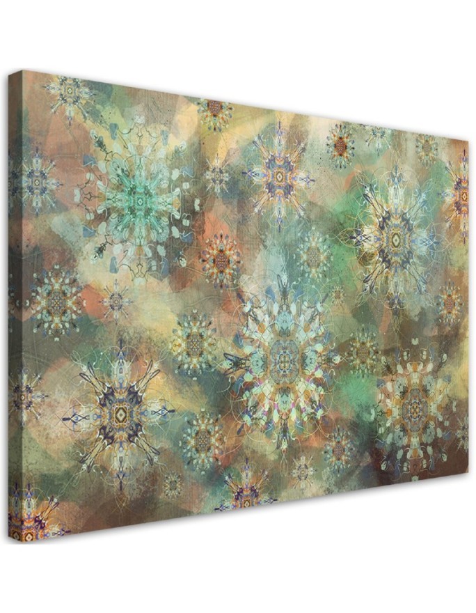 Wall art painting for bedroom - Mandala oriental pattern | FEEBY
