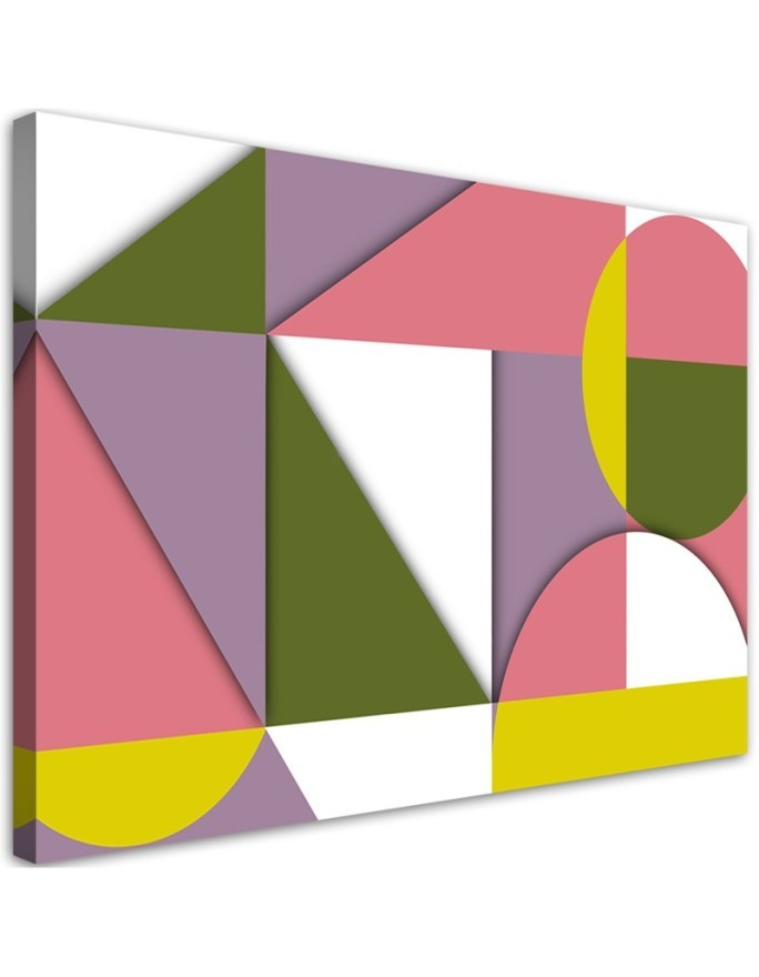 Canvas prints for room wall - Geometric shapes abstract | FEEBY