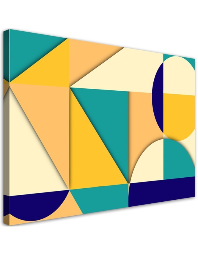 Canvas wall art - Geometric abstract Nursery Art Prints | FEEBY
