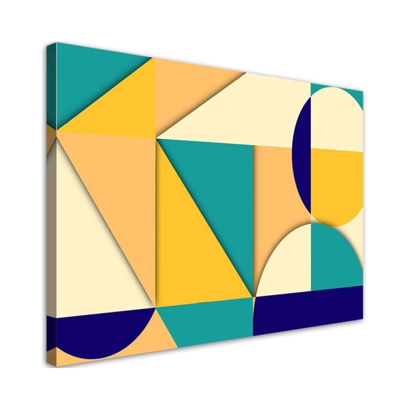 Canvas wall art - Geometric abstract Nursery Art Prints | FEEBY