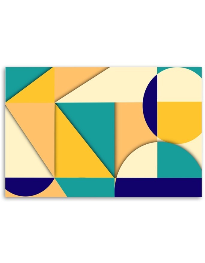 Canvas wall art - Geometric abstract Nursery Art Prints | FEEBY