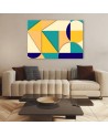 Canvas wall art - Geometric abstract Nursery Art Prints | FEEBY