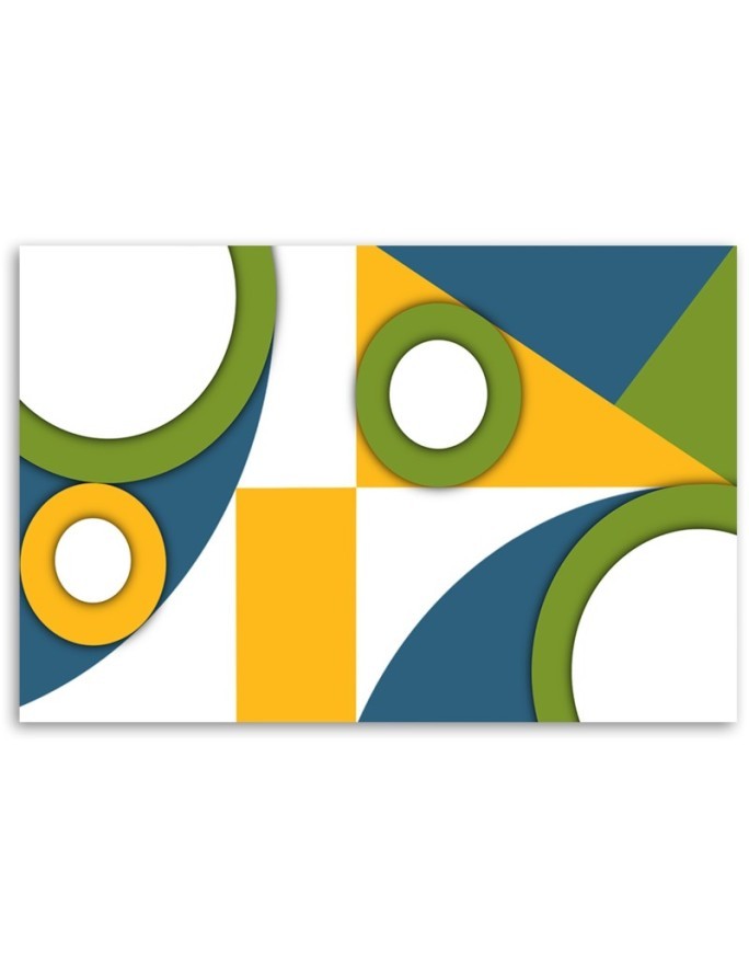 Paintings Canvas abstract modern - Geometric shapes for a room | FEEBY