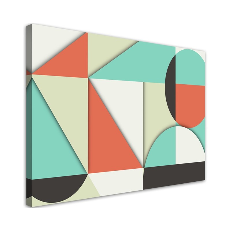 Canvas prints geometric shapes - Abstract for living room | FEEBY