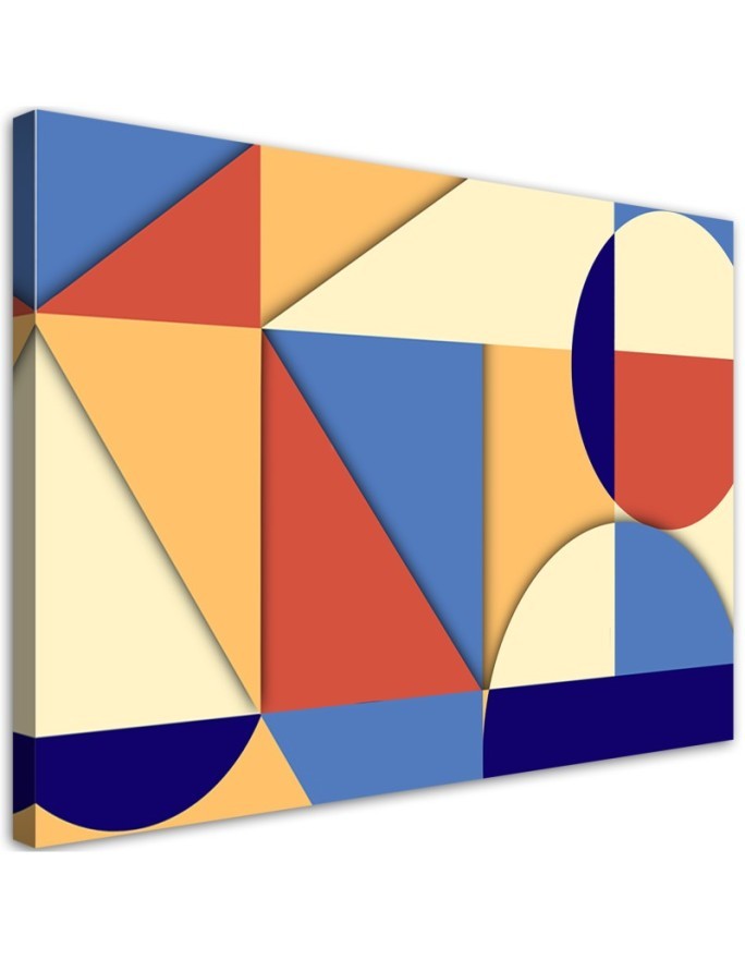Canvas prints printed on canvas - Geometric shapes abstract | FEEBY