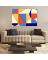 Canvas prints printed on canvas - Geometric shapes abstract | FEEBY