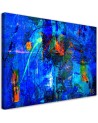 Canvas prints - Blue abstraction hand painted | FEEBY