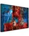 Modern Canvas paintings - Red abstraction hand-painted | FEEBY