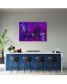 Canvas print Canvas prints - Purple abstraction hand painted | FEEBY