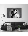 Elegant Canvas paintings for bedroom - Coffee and Milk abstract Couple Love | FEEBY