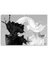 Canvas prints for bedroom over bed - Coffee and Milk black and white couple love | FEEBY